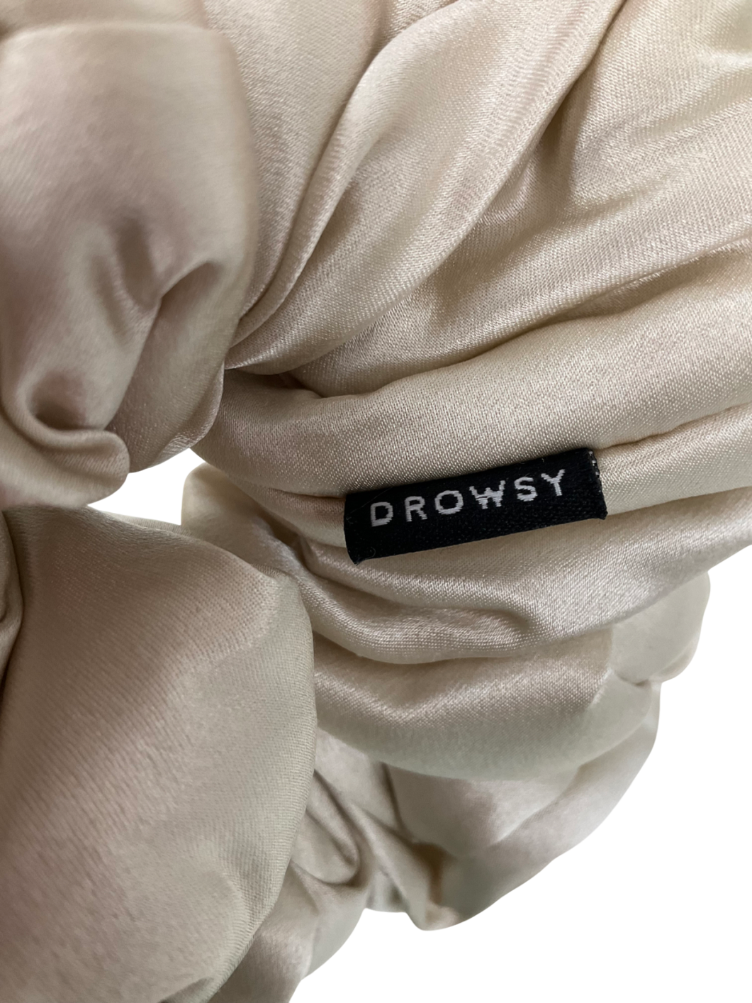 Drowsy Sleep Co Nude Dusty Gold Padded Scrunchie