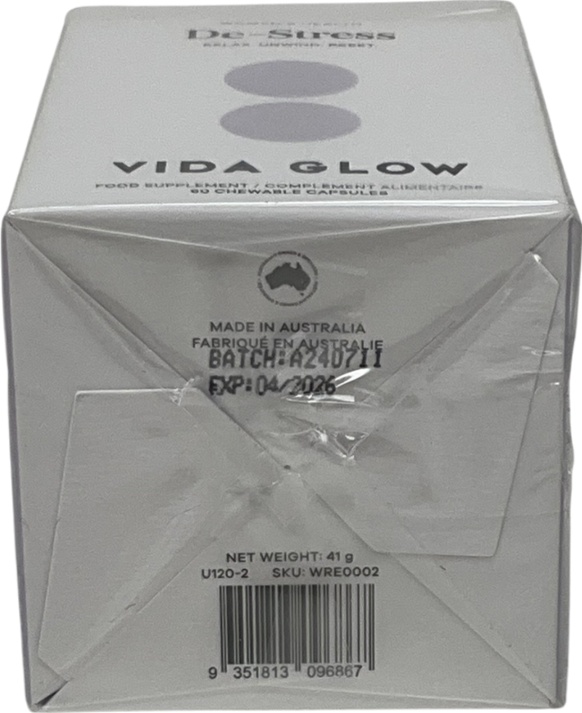 Vida Glow Health Capsules - De Stress De Stress 60 capsules