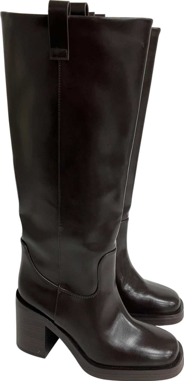 H&M Brown Knee-high Boots UK 3 EU 36 👠