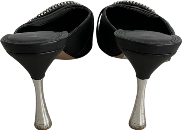 Lamara Black Zola Heeled Mule UK 5 EU 38 👠