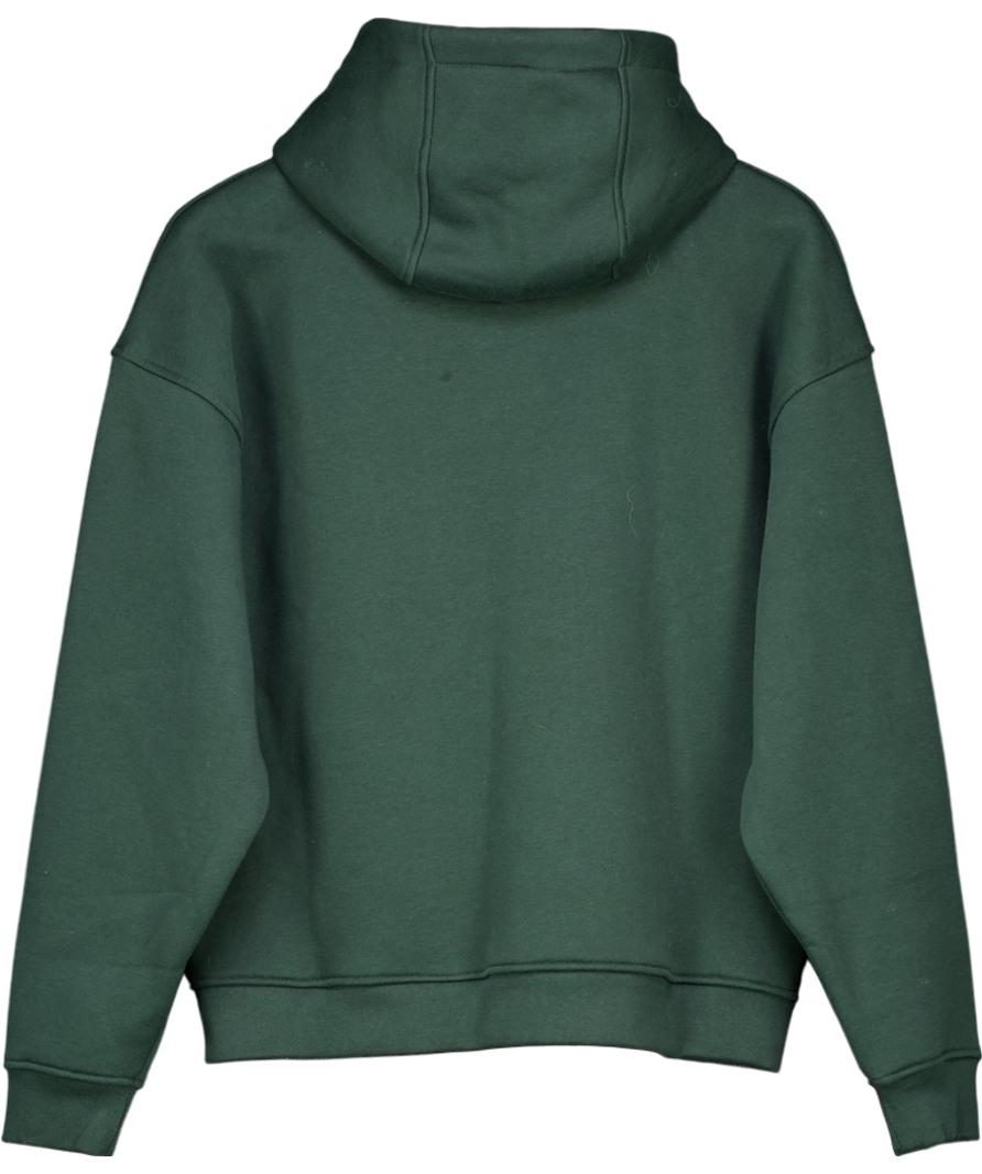 Six Stories Green Relaxed Hoodie UK S