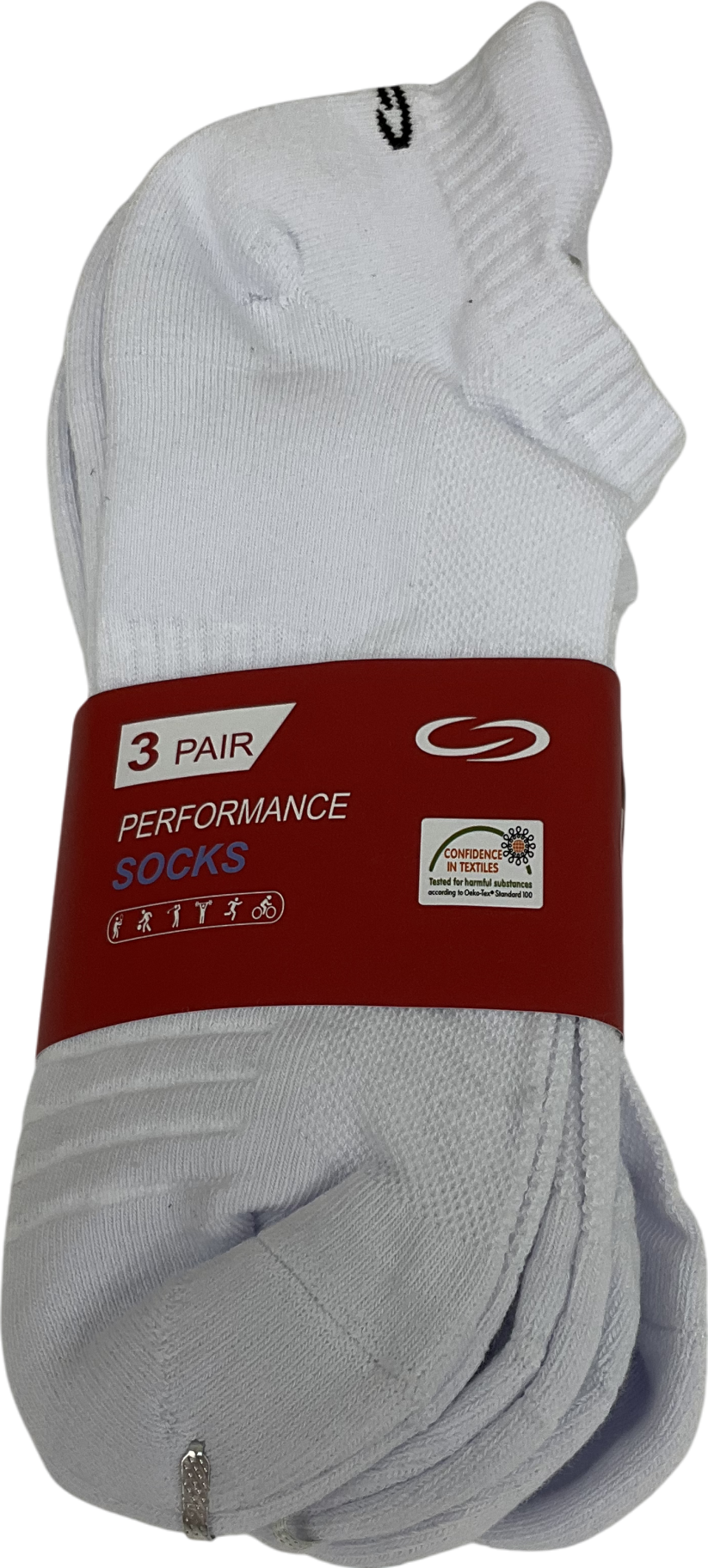 PERFORMANCE White Anti Microbial Performance Sock UK 12 EU 46 👞