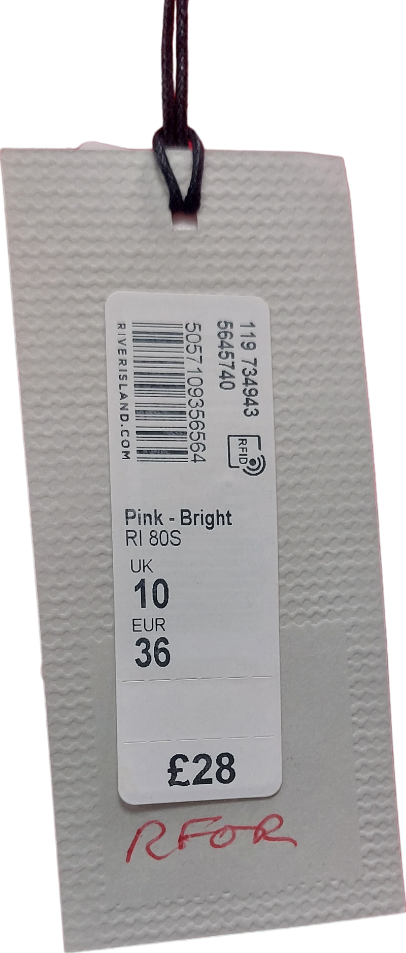 River Island Pink Satin Midi Skirt UK 10