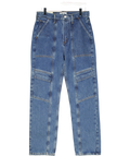 AGOLDE Blue Cooper Straight Denim Cargo Jeans UK 6