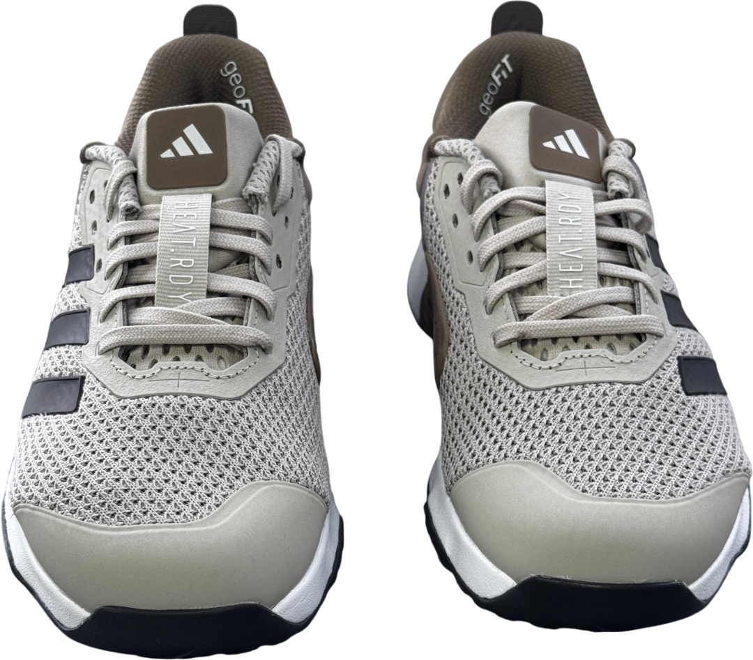 ADIDAS Beige Dropset 3 Running Shoes, Wonalu/grey UK 5 EU 38 👠