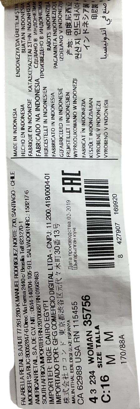 MANGO Beige Oversize Flowy Shirt UK M