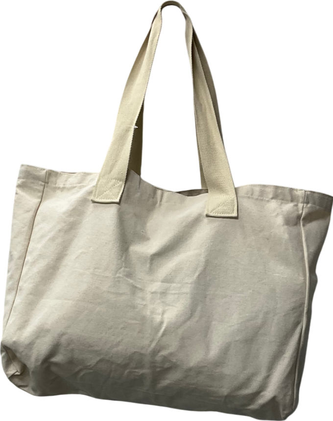 SŚAINT Cream Tote Bag One Size