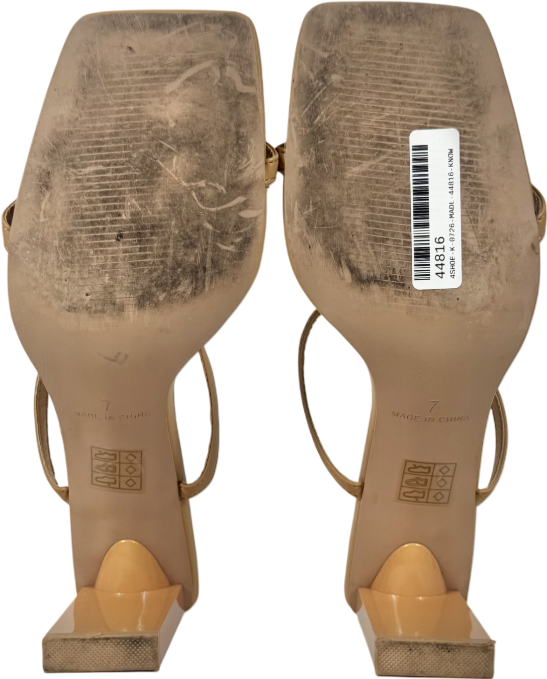 Raid Beige Allen Heeled Mule In Camel UK 7 EU 40 👠