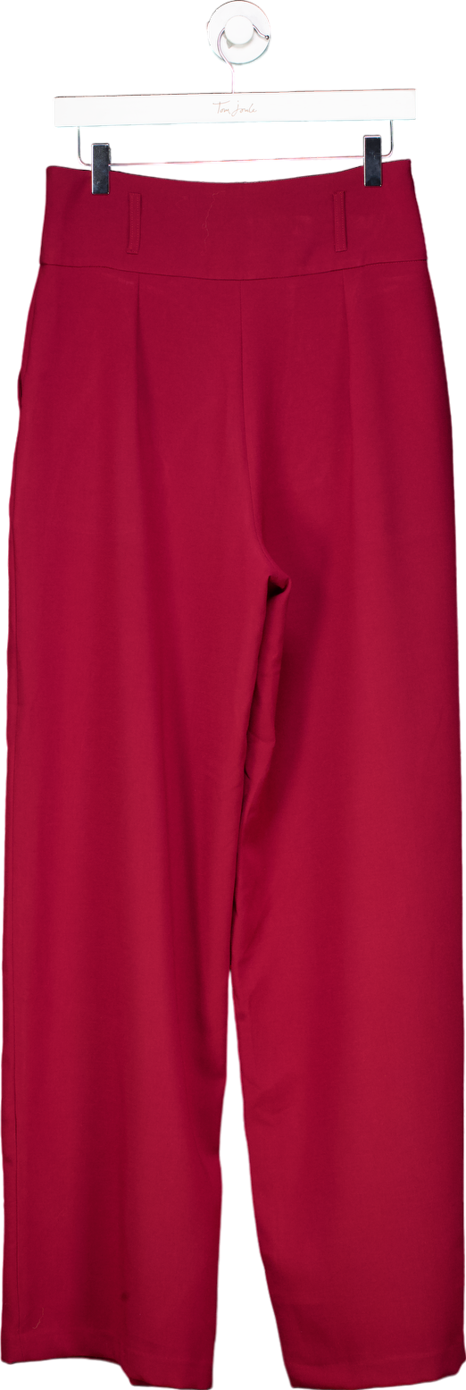 Karen Millen Red Wide Leg Trousers UK 10