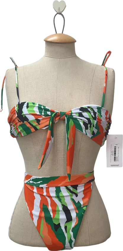 MISSPAP Multicolour X MissJoslin Bikini Set UK 8