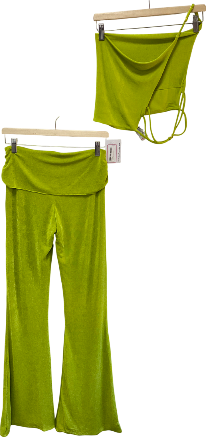 Oh Polly Green Lillian Trousers And Top Set UK M