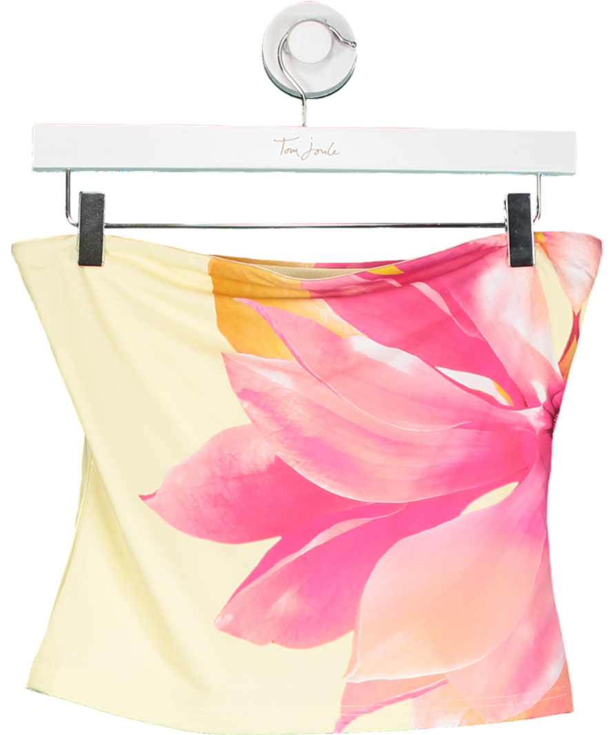 White Fox More For Me Top Coral Pink UK L