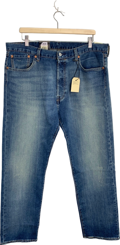Levi's Blue 501 Original Stretch Jeans W 38 L 32