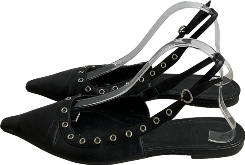 AEYDE Black Slingback Pump UK 6 EU 39 👠