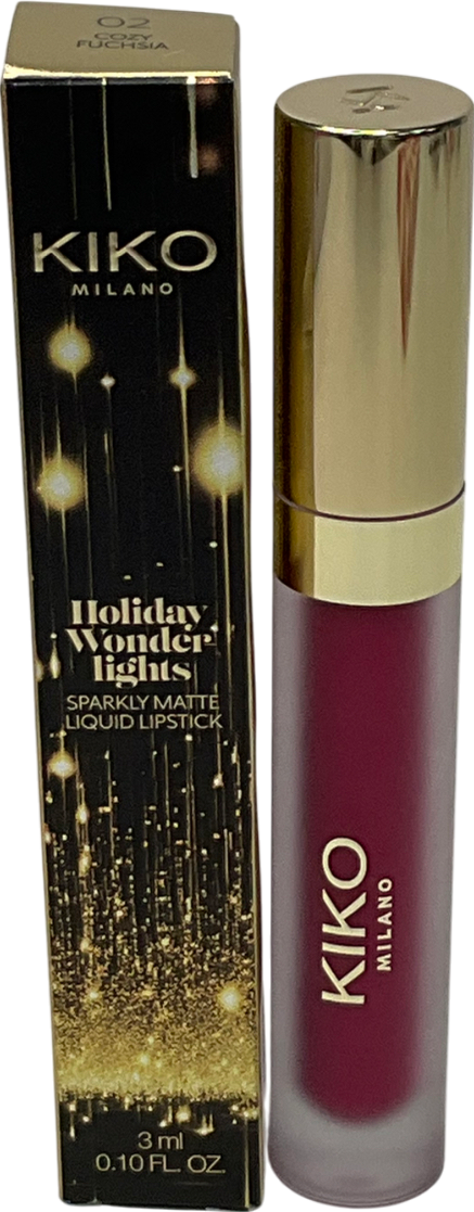 kiko Holiday Wonderlights Sparkly Matte Liquid Lipstick 02 3ml