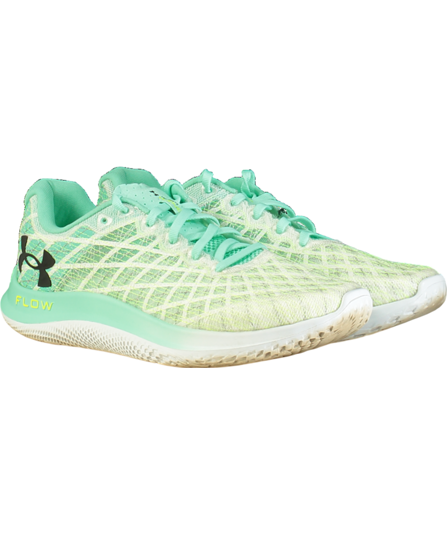 Under Armour Green Flow Velociti Wind 2 Trainers UK 8 EU 42 👞