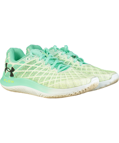 Under Armour Green Flow Velociti Wind 2 Trainers UK 8 EU 42 👞