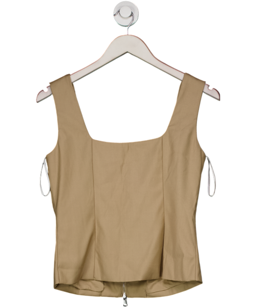4th &RECKLESS Tailored Sleeveless Zip Detail Top