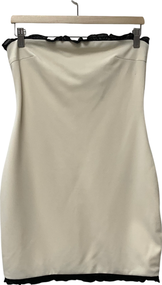 White Fox White In Sync Mini Dress UK XL