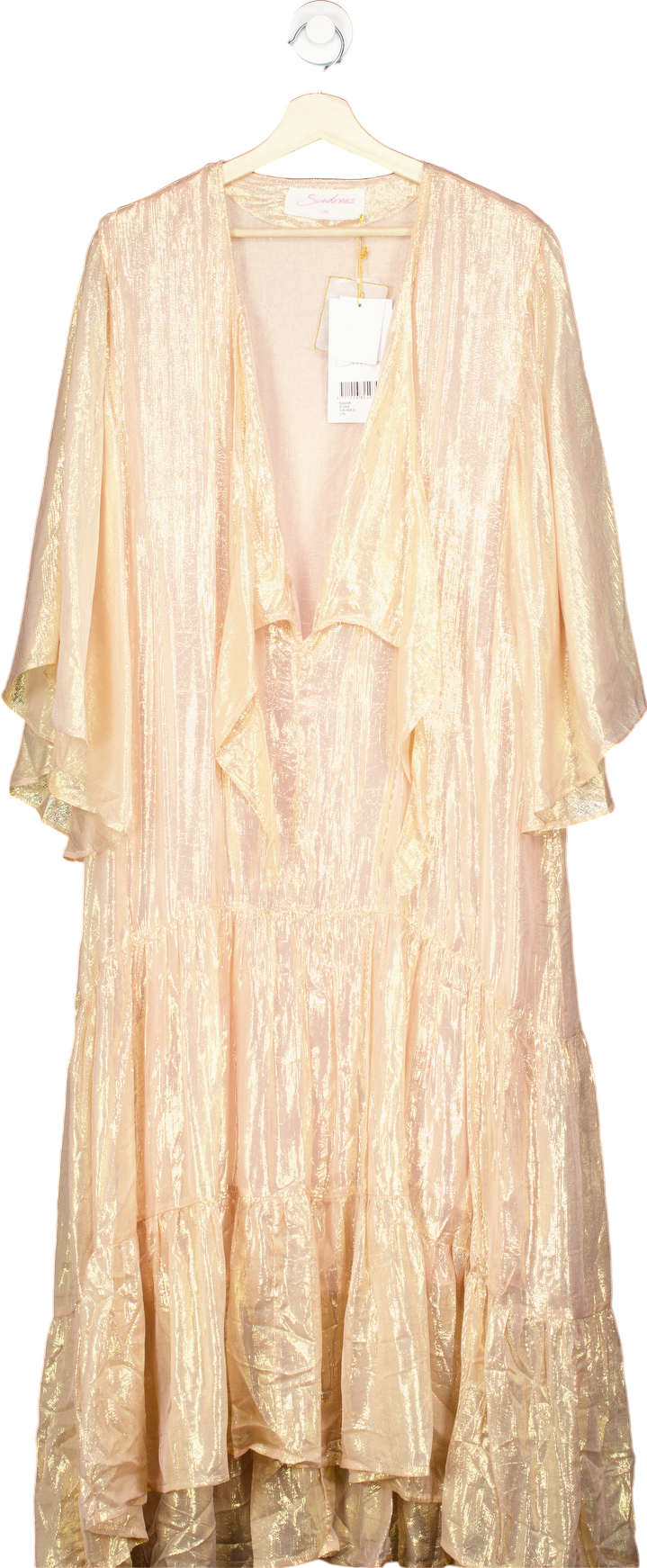 Sundress Official Gold Anika Dress UK  L/XL