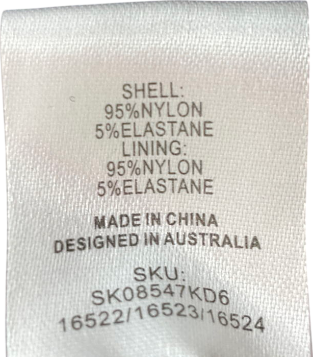 Meshki Black Robyn Sheer Lace Maxi Skirt UK XS