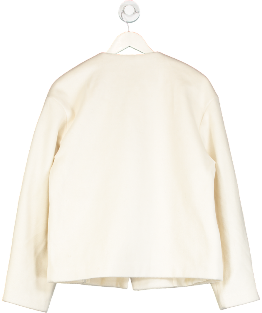 4th & Reckless Cream Oversized Lapel Jacket- Shelly UK 10