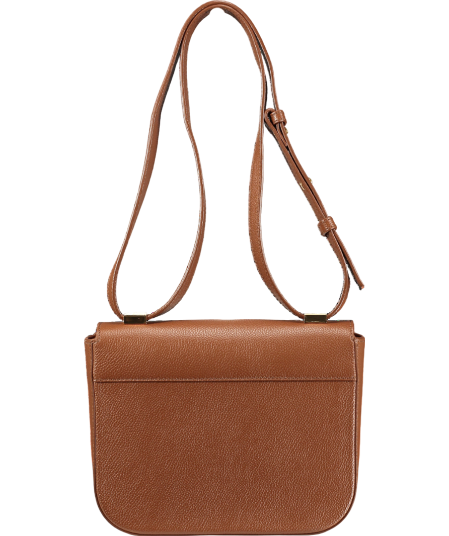 Demellier London Brown The Vancouver Leather Crossbody Bag
