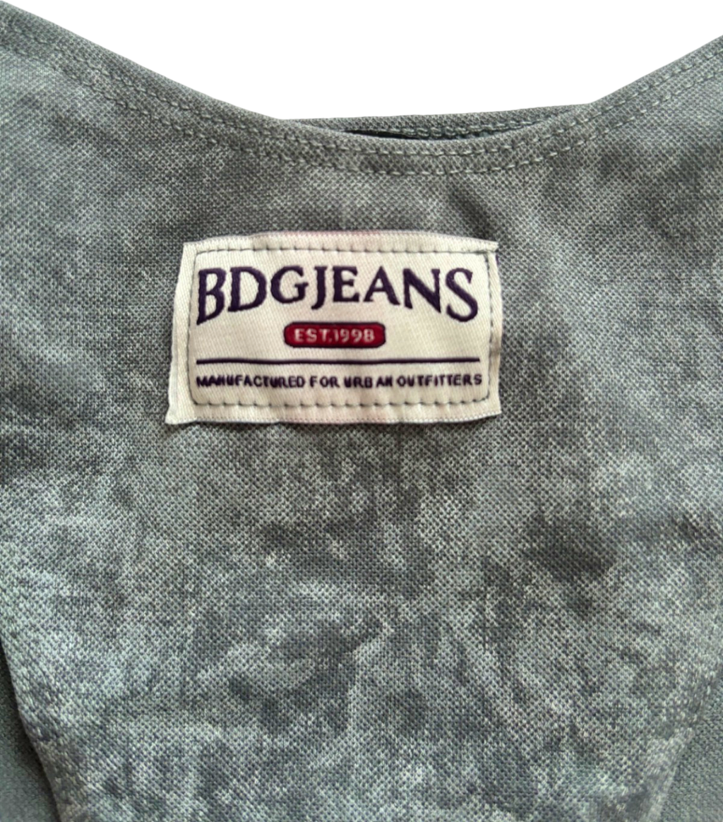 BDG Jeans Grey High-waisted Bikini Bottoms UK S