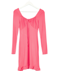 MANGO Pink Long Sleeve Dress UK 6