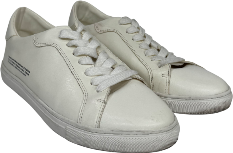 PANGAIA White Low Top Trainers UK 6 EU 39 👠