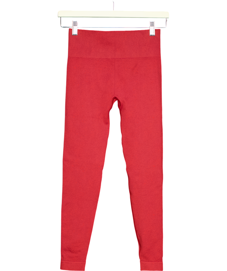 gymshark Red Adapt Fleck Seamless Leggings UK XS