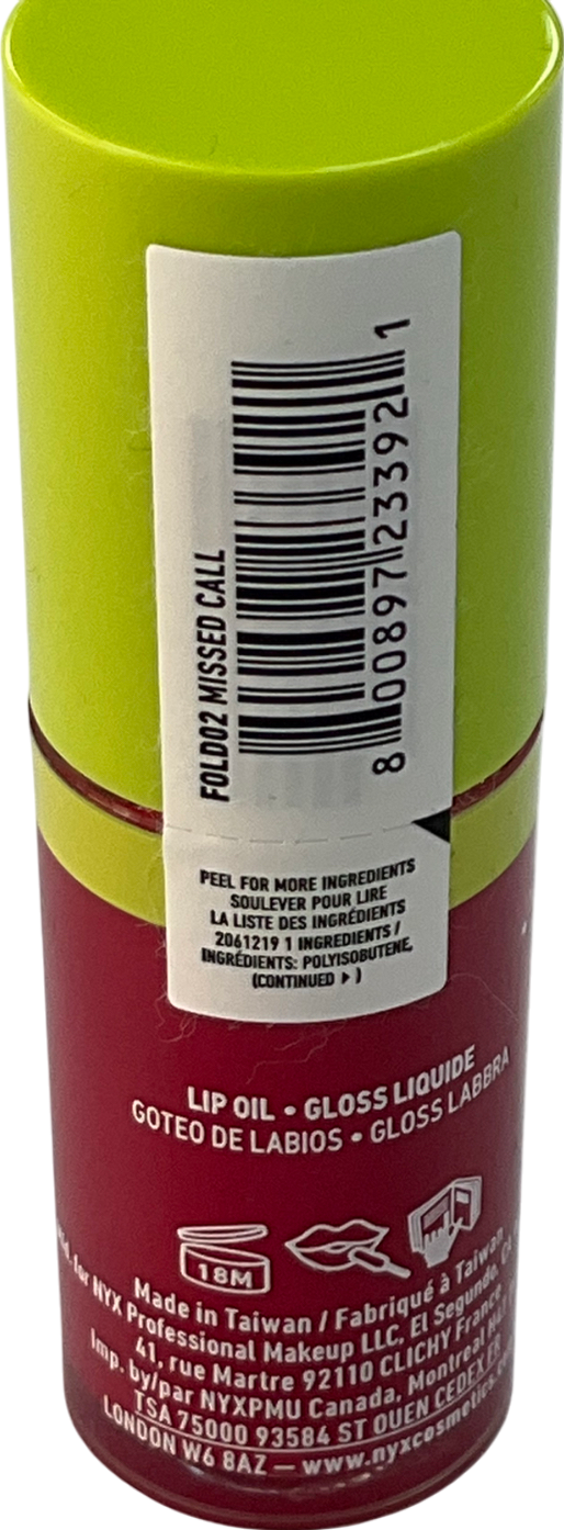 NYX Fat Oil Lip Oil Missed Call 10ml