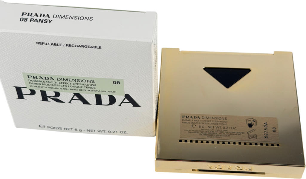 Prada Dimensions Durable Multi-effect Eyeshadow Palette 8 Pansy 6g