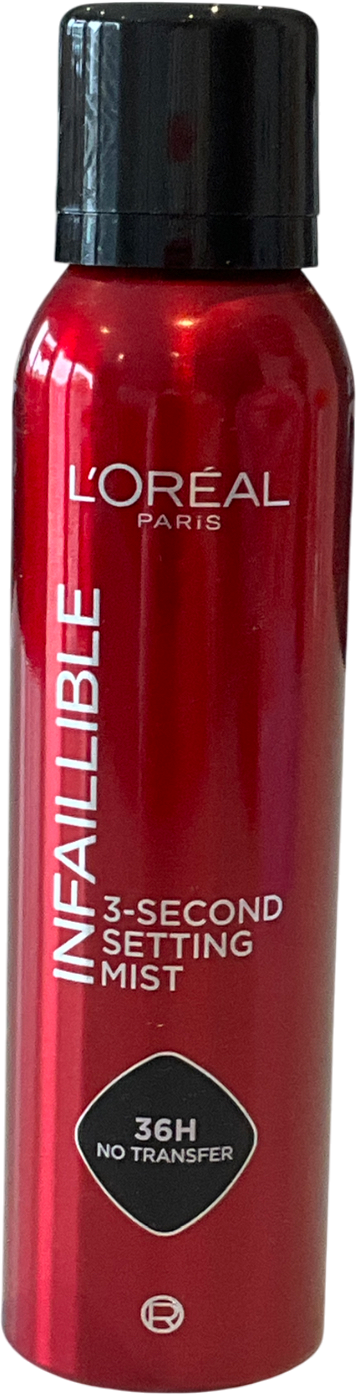loreal Setting Spray, Infallible Setting Mist, Up To 36hr Wear 150ml