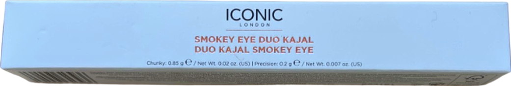 Iconic London Smokey Eye Duo Kajal Midnight Black