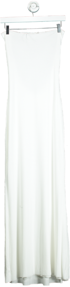 Natalie Rolt White Strapless Maxi Dress UK 6