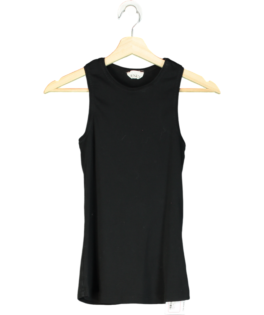 Raey Black Classic Vest UK 6
