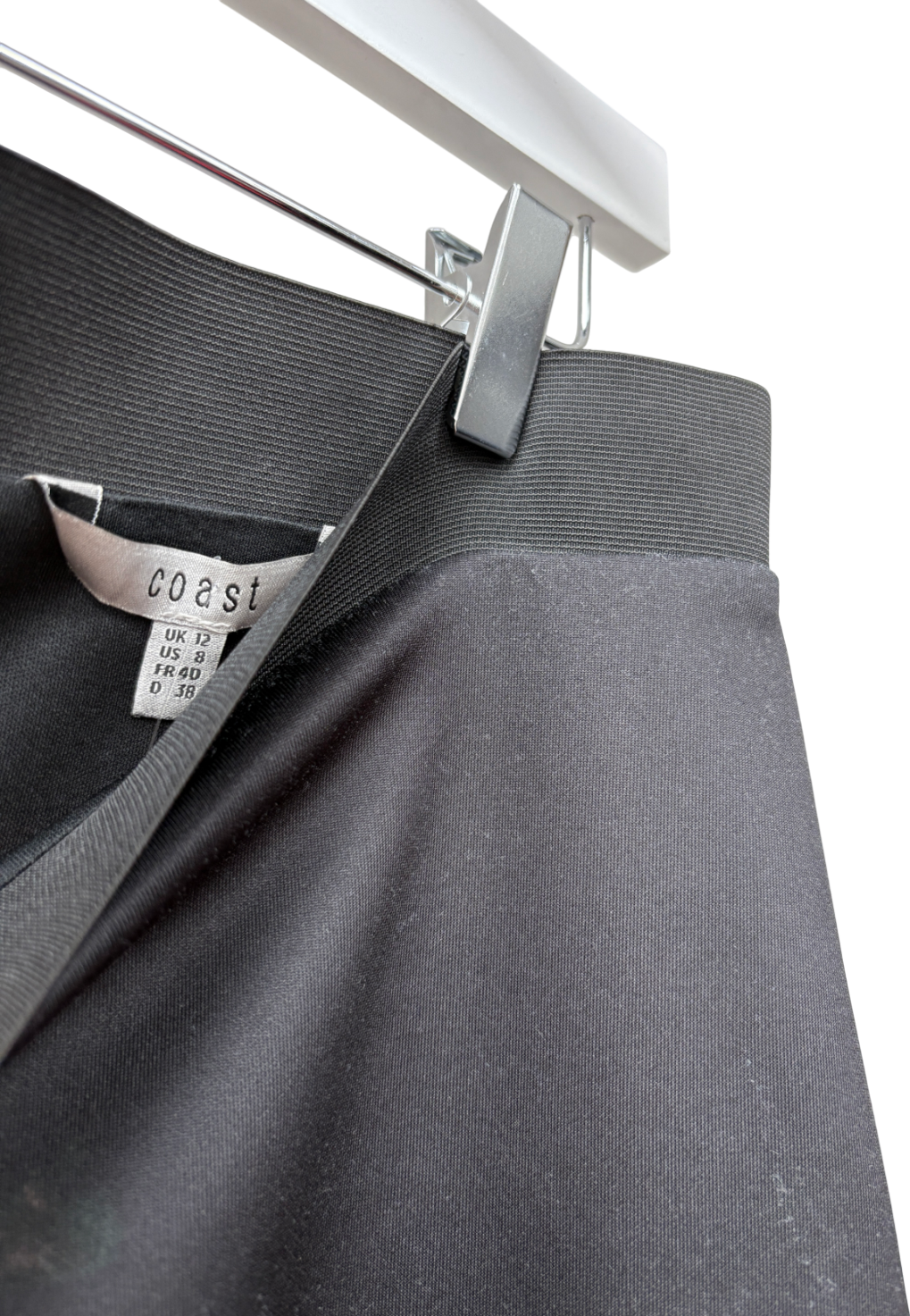 Coast Black Floral Pencil Skirt UK 12