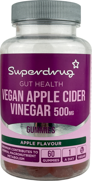 Superdrug Apple Cider Vinegar Gummies X60