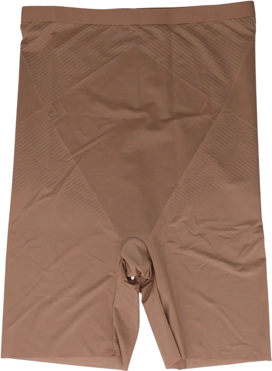 SPANX Beige Shapewear  Thinstincts High Waist Thigh Shorts UK XXXL