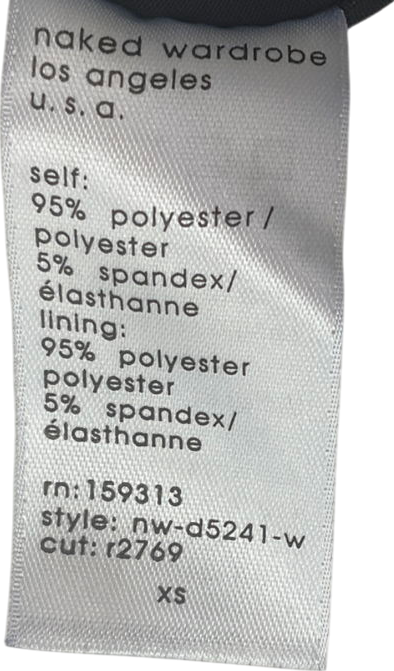 Naked Wardrobe Black Backless Strappy Maxi Dress UK XS