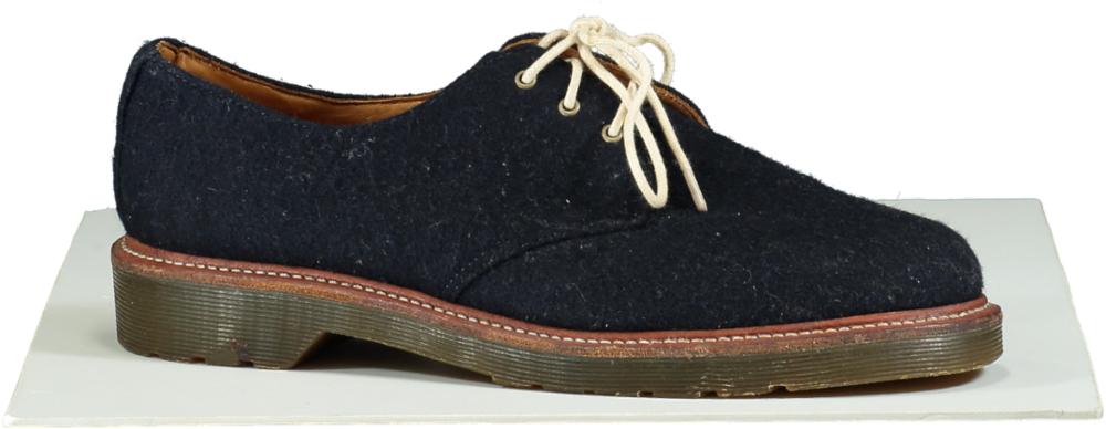 Dr Martens Navy Blue Suede Leather Lester Shoes UK 9