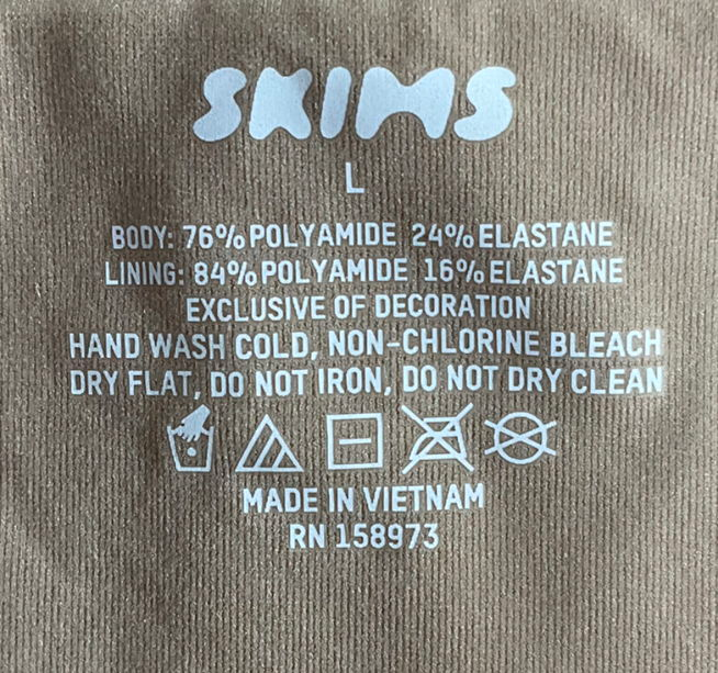 SKIMS Beige Fits Everybody Bandeau Bra -Clay UK L