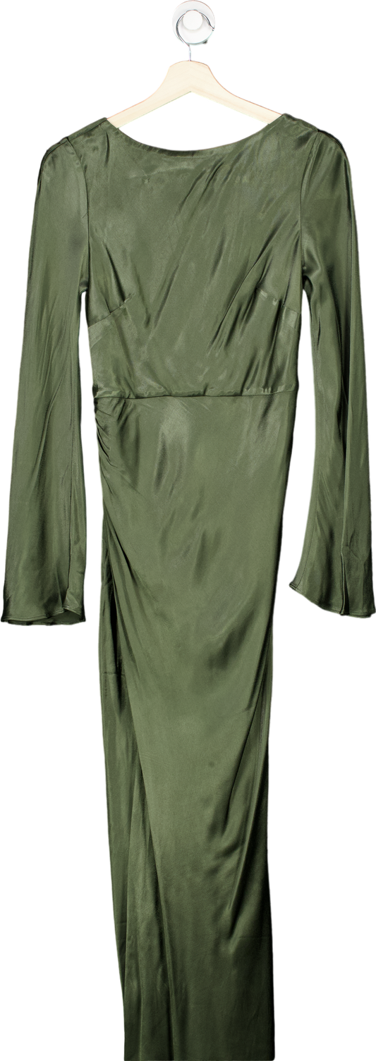 Shona Joy Forest Flared Sleeve Midi Dress La Lune Style EU 36 UK 8