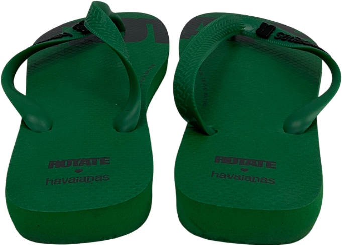 Havaianas x Rotate Flip Flops Green UK 5 EU 38 👠