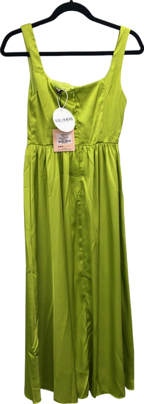 Girl In Mind Green Midi Dress UK 8