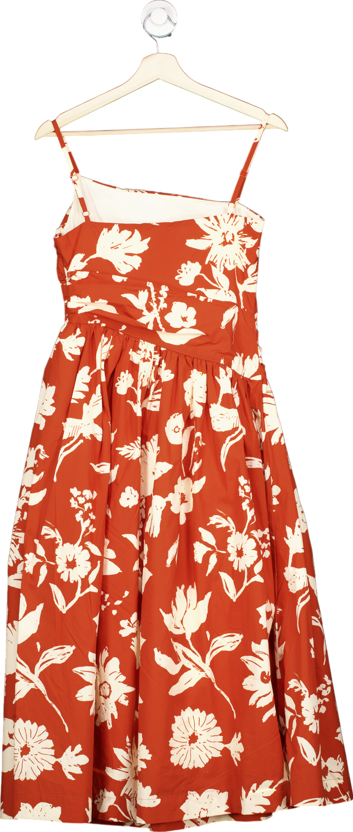 Fabrique Elizabeth Morling Red Floral Dress UK S