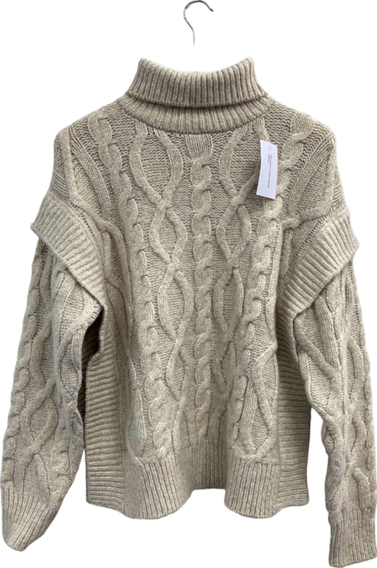 V by Very Cream Cable Knit Jumper UK 12-14