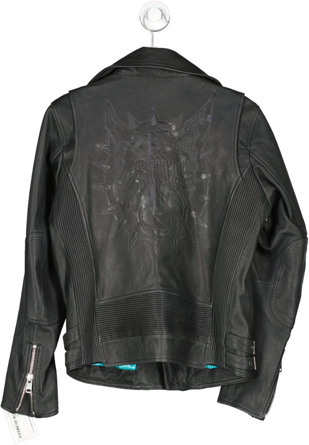 Diesel Black Cowhide Leather Limited Edition Jacket UK S