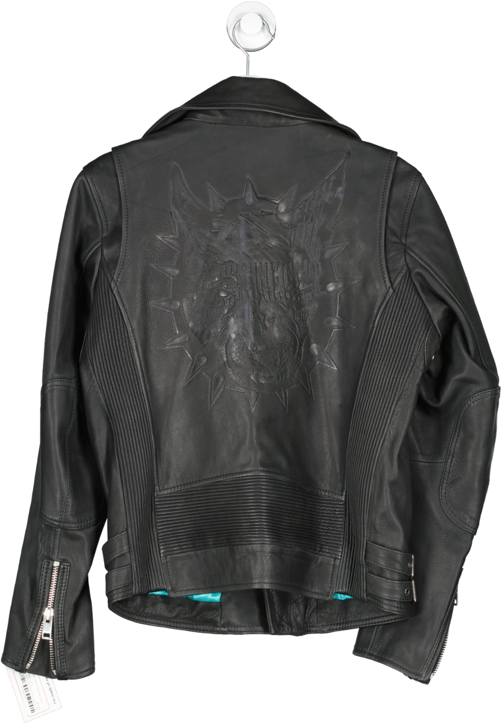 Diesel Black Cowhide Leather Limited Edition Jacket UK S